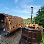 בית נופש Ostrzycki Nad Jeziorem -balia-sauna-prywatny Pomost Pierszczewo