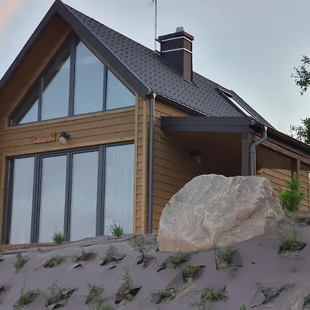 Ostrzycki Nad Jeziorem -balia-sauna-prywatny Pomost 別荘 *