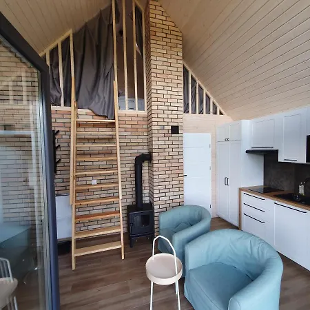 別荘 Ostrzycki Nad Jeziorem -balia-sauna-prywatny Pomost