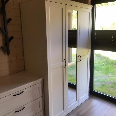 別荘 Ostrzycki Nad Jeziorem -balia-sauna-prywatny Pomost