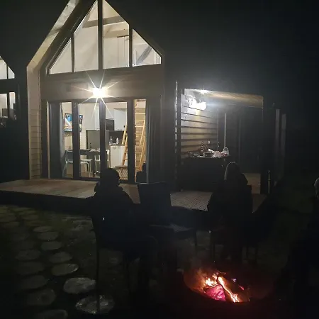 別荘 Ostrzycki Nad Jeziorem -balia-sauna-prywatny Pomost