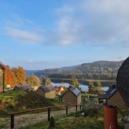 Ostrzycki Nad Jeziorem -balia-sauna-prywatny Pomost 別荘