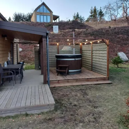 Ostrzycki Nad Jeziorem -balia-sauna-prywatny Pomost Dom wakacyjny