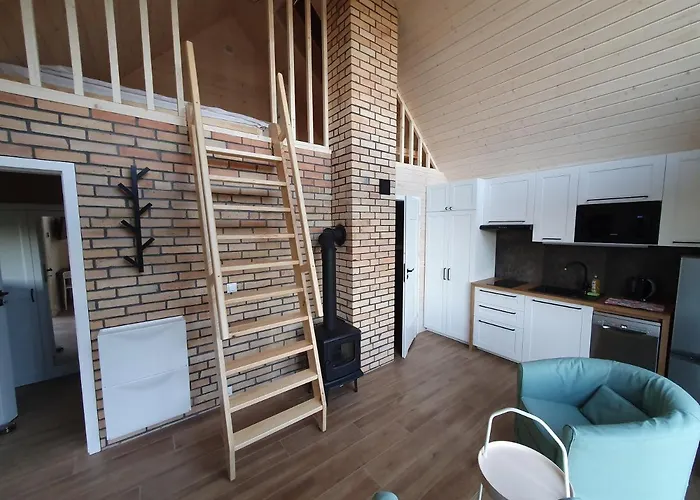 Dom wakacyjny Ostrzycki Nad Jeziorem -balia-sauna-prywatny Pomost