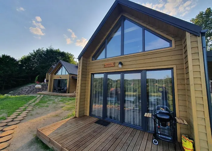 Ostrzycki Nad Jeziorem -balia-sauna-prywatny Pomost *