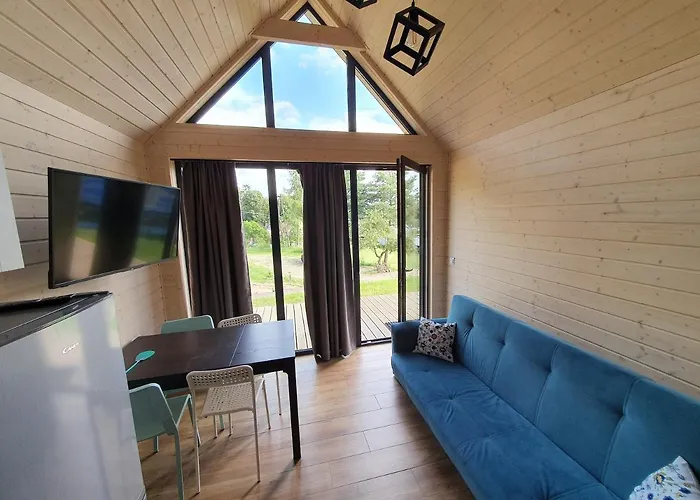 בית נופש Ostrzycki Nad Jeziorem -balia-sauna-prywatny Pomost