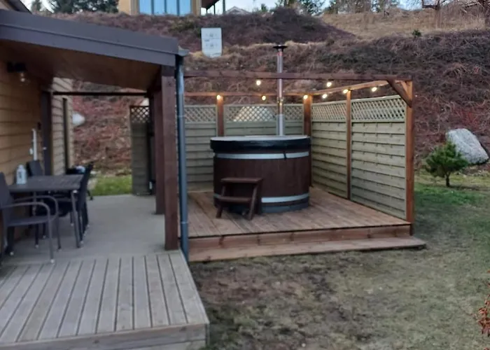 Ostrzycki Nad Jeziorem -balia-sauna-prywatny Pomost Dom wakacyjny